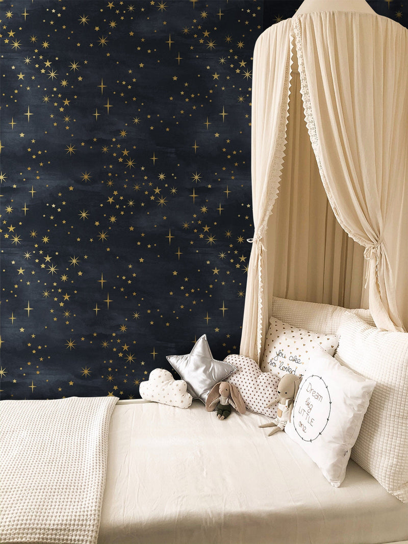 Starry Sky Pattern Wallpaper