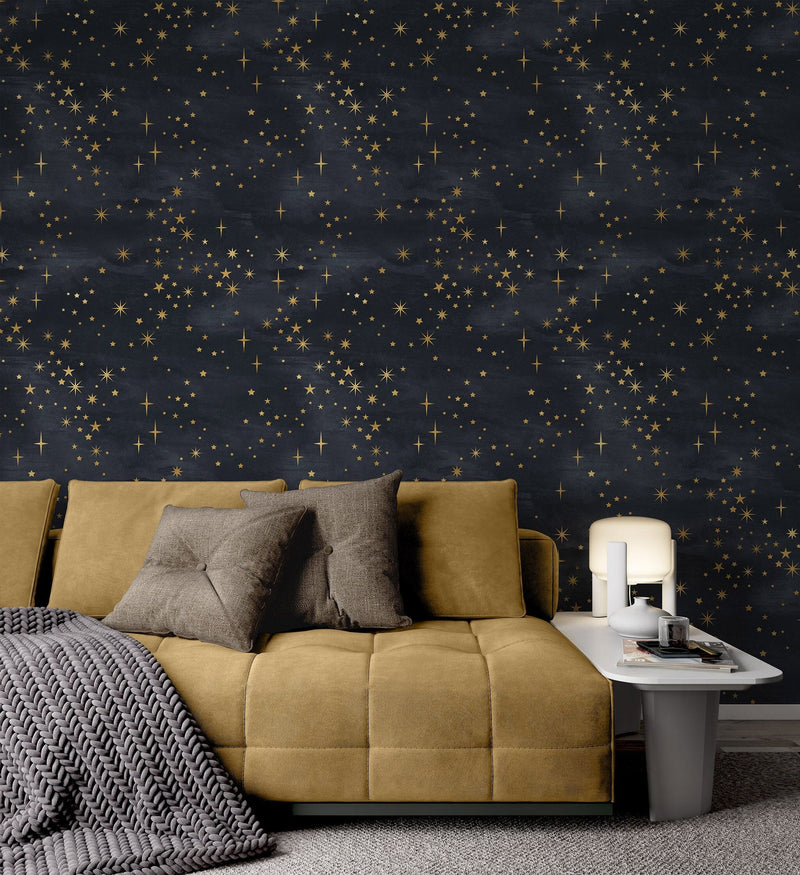 Starry Sky Pattern Wallpaper