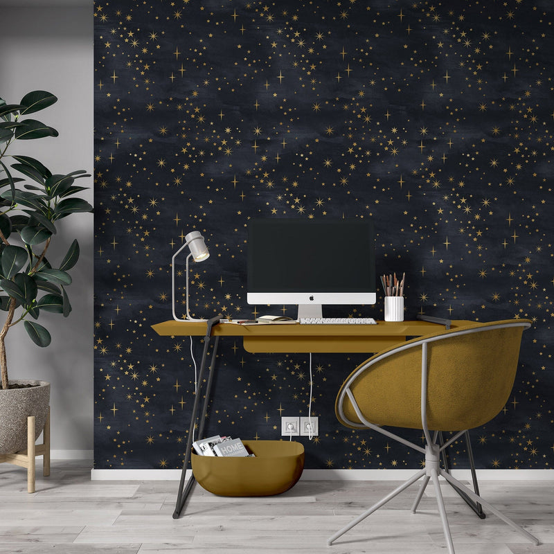 Starry Sky Pattern Wallpaper