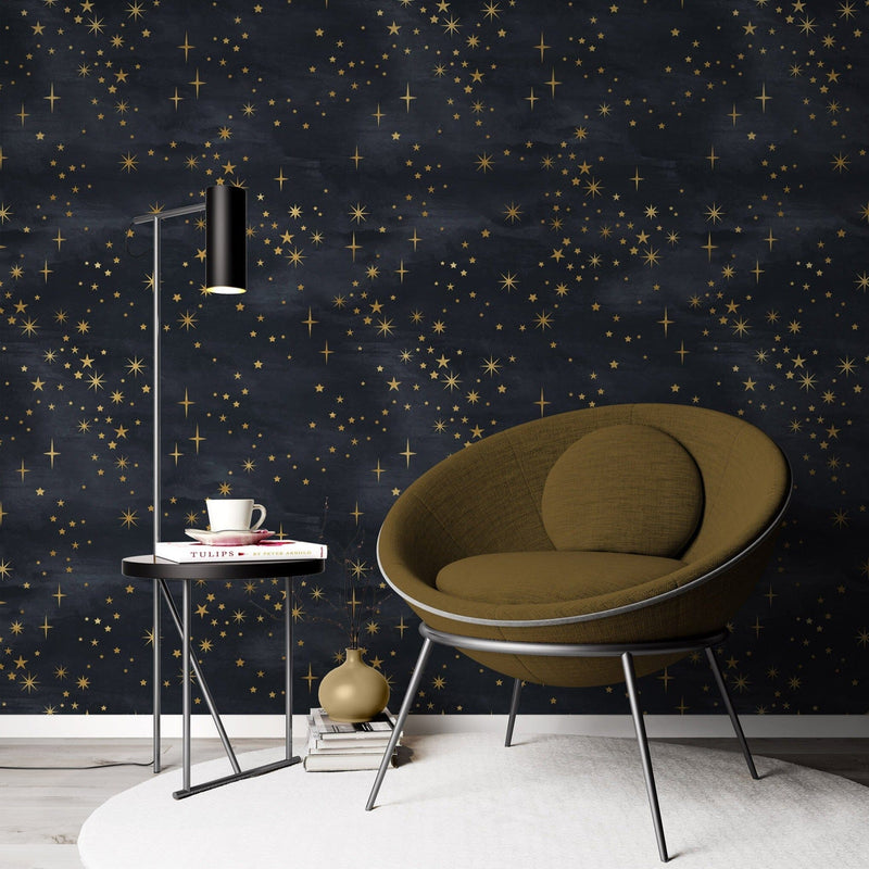 Starry Sky Pattern Wallpaper