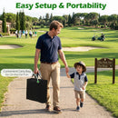 Golf Chipping Practice Net 71x71 Inch with Clubs and Balls by LJGDeals