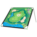 Golf Chipping Practice Net 71x71 Inch with Clubs and Balls by DirectDeals