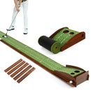 Golf Putting Mat Practice Training Aid with Auto Ball Return and by LJGDeals