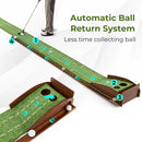 Golf Putting Mat with Auto Ball Return - 10 ft by LJGDeals