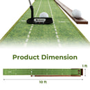 Golf Putting Mat Practice Training Aid with Auto Ball Return and