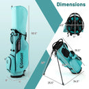 Golf Stand Bag Lightweight Golf Bag with 8 Way Top Dividers and 5 Zippered Pockets by LJGDeals