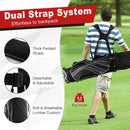 Golf Stand Cart Bag with 6-Way Divider Carry Pockets by LJGDeals