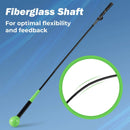 Golf Swing Trainer Aid 47inch/40inch/31.5inch Warm-up Practice Stick with Weighted Head for Grip by LJGDeals