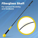 Golf Swing Trainer Aid 47inch/40inch/31.5inch Warm-up Practice Stick with Weighted Head for Grip by LJGDeals
