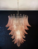 Gorgeous Murano Felci Pink Glass Chandelier