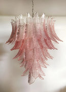 Gorgeous Murano Felci Pink Glass Chandelier