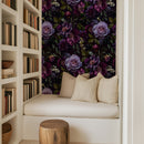 Dark Floral Gothic Moody Wallpaper Peel and Stick
