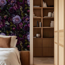 Dark Floral Gothic Moody Wallpaper Peel and Stick