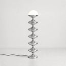 Gourd Floor Lamp | Chrome Silver by Interior Moderna