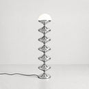Gourd Floor Lamp | Chrome Silver