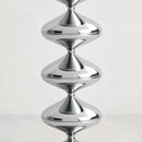 Gourd Floor Lamp | Chrome Silver by Interior Moderna