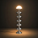Gourd Floor Lamp | Chrome Silver by Interior Moderna