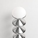 Gourd Floor Lamp | Chrome Silver