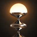Gourd Floor Lamp | Chrome Silver