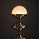 Gourd Floor Lamp | Chrome Silver