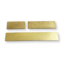 Rectangular Granada Aged Brass Drawer Handles by Forge Hardware Studio