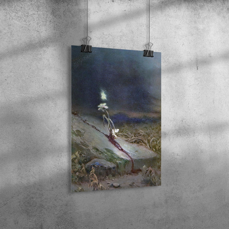 "Grave of a Suicide Victim" by Wilhelm Kotarbiński Matte Poster