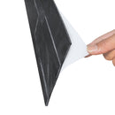 Black Gravel - Self-Adhesive 3D Peel & Stick Real Stacked Stone Tiles [Pack of 10]