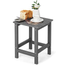 14 Inch Square Weather-Resistant Adirondack Side Table by LJGDeals