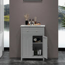 Free Standing Bathroom Storage Cabinet with Large Drawer by LJGDeals