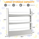 3-Tier Bookshelf with 2 Anti-Tipping Kits for Books and Magazines by LJGDeals