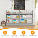 3-Tier Bookshelf with 2 Anti-Tipping Kits for Books and Magazines by LJGDeals