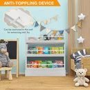 3-Tier Bookshelf with 2 Anti-Tipping Kits for Books and Magazines by LJGDeals