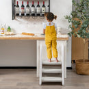 3-Step Stool with Safety Handles and Non-slip Pedals for Toddlers by LJGDeals