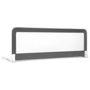 59 Inch Folding Breathable Baby Bed Rail Guard with Safety Strap by LJGDeals