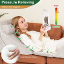 6 Pieces Bed Wedge Pillow Set for Neck Back and Leg Pain Relief-Gray by LJGDeals