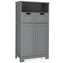 Bathroom Wooden Side Cabinet with 2 Drawers and 2 Doors by LJGDeals