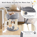 Cat Climbing Tree with Plush Perchs and Scratching Post
