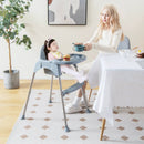 4-in-1 Convertible Baby High Chair with Removable Double Tray by LJGDeals