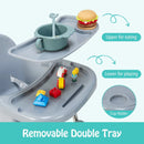 4-in-1 Convertible Baby High Chair with Removable Double Tray by LJGDeals