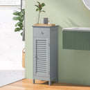 Woodern Bathroom Floor Storage Cabinet with Drawer and Shutter Door by LJGDeals