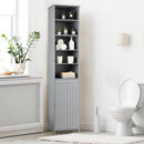 72 Inches Free Standing Tall Floor Bathroom Storage Cabinet by LJGDeals