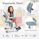 Height Adjustable Kids Study Desk and Chair Set by LJGDeals