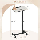 Overbed Rolling Food Tray Table by LJGDeals