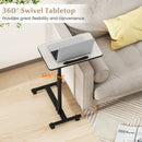 Overbed Rolling Food Tray Table by LJGDeals