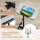 Overbed Rolling Food Tray Table by LJGDeals