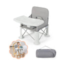 Portable Baby Booster Seat with Straps and Double Tray by LJGDeals