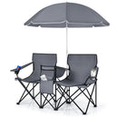 Portable Folding Picnic Double Chair by LJGDeals