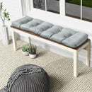 Indoor Outdoor Tufted Bench Cushion with Soft PP Cotton by LJGDeals