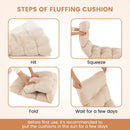 Indoor Outdoor Tufted Bench Cushion with Soft PP Cotton
