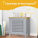 Wooden Kids Toy Storage Organizer with Lid-Gray by LJGDeals